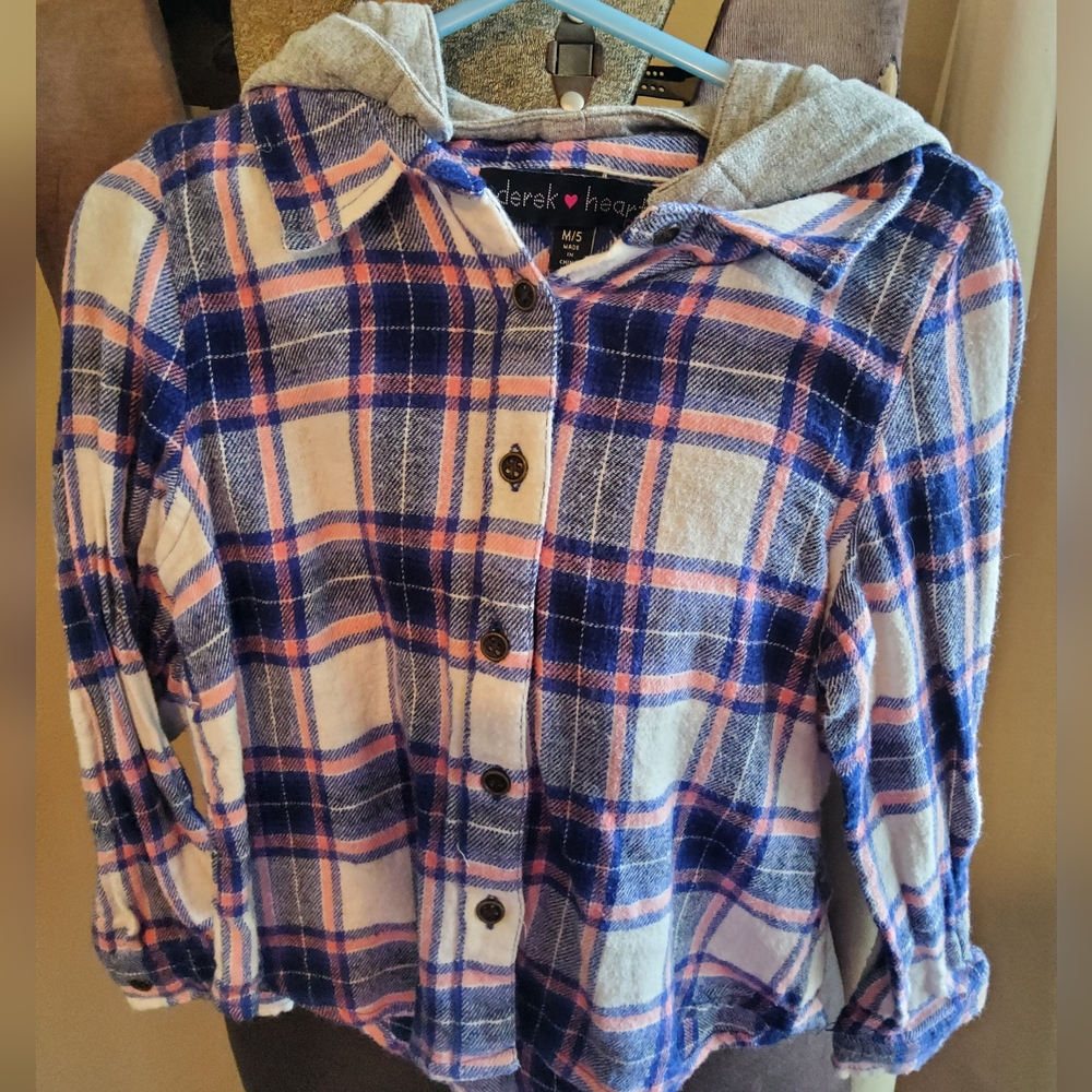 Flannel style top